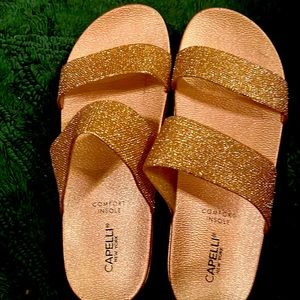 Gold woman’s sandals